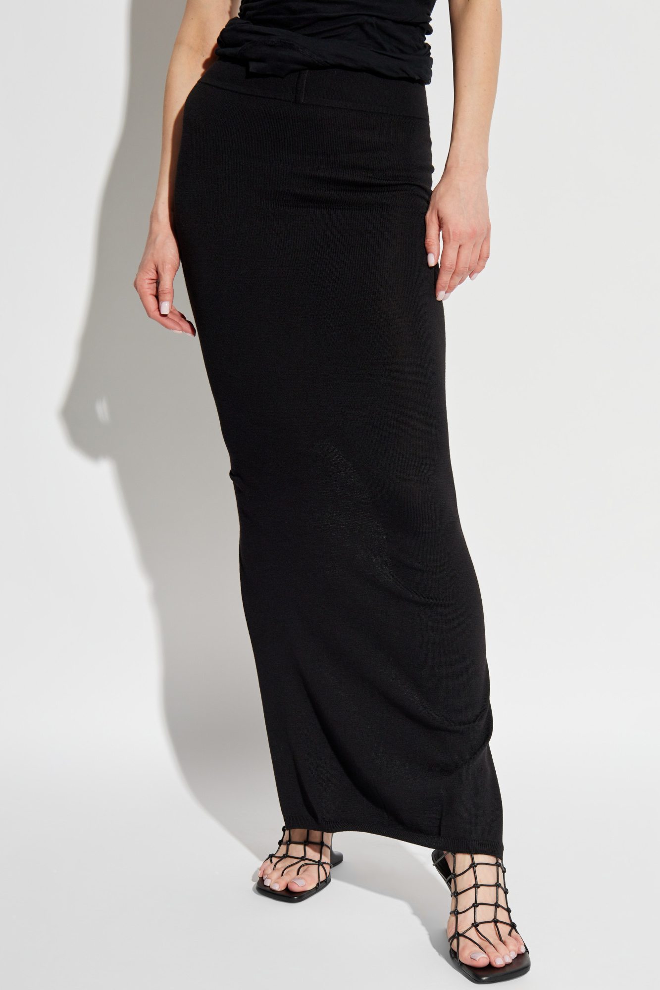 Black Skirt Pillar Rick Owens - Vitkac AS